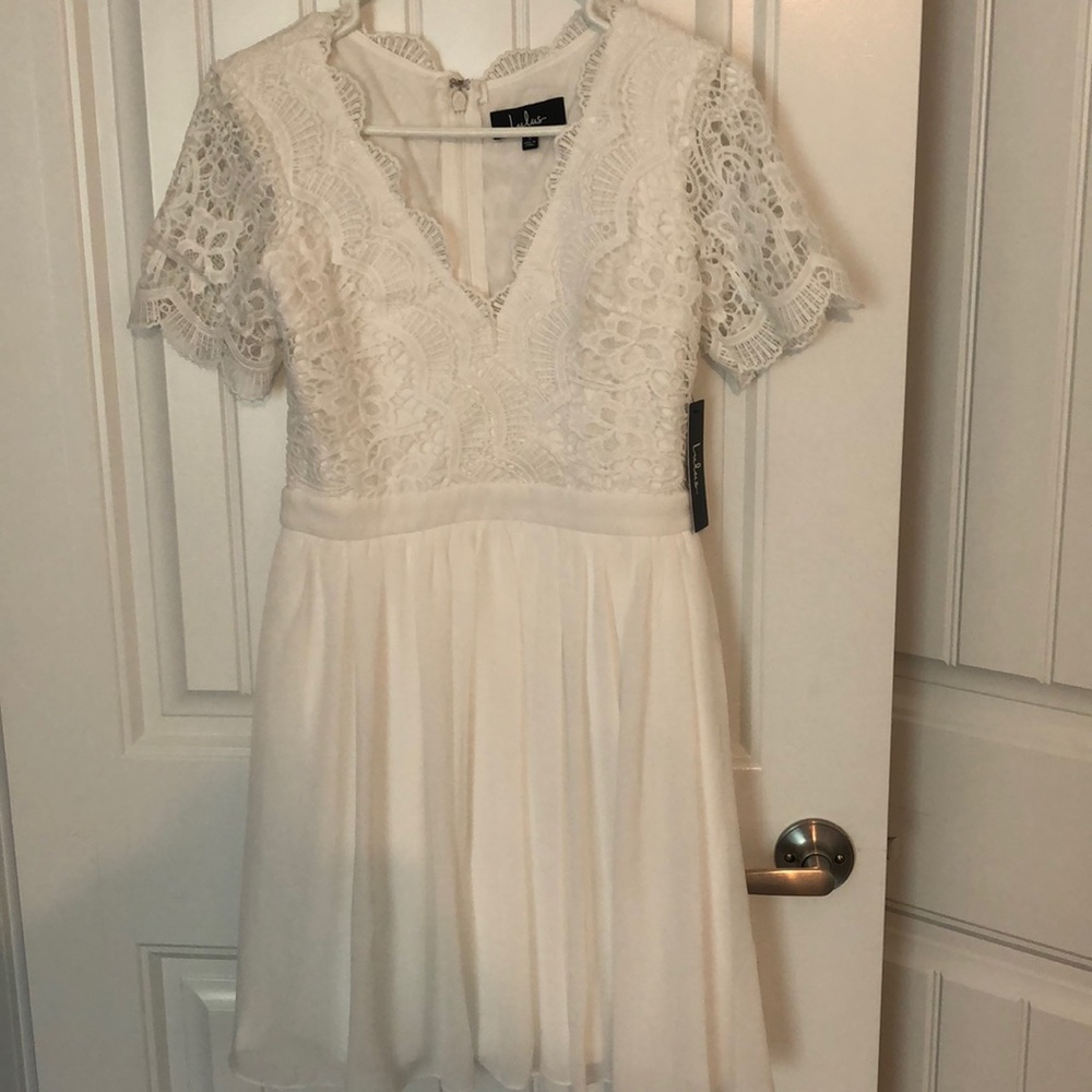 Lulus angel in disguise skater dress